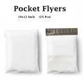 Premium Quality Material Size 10x12+2 Inches 25 Pcs E-Commerce Shipping Courier Flyers Bags With Address Pocket Packaging. 