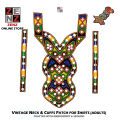 Sindhi Embroidered Neck Gala & Cuffs Patch for Adult Females. 