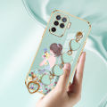 Love Bracelet case for OPPO F19 Pro Back Cover Back Shadow Girl Flower Case OPPO A94 4G Reno 5F. 