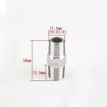Thread Adapter 201 Stainless Double Male Thread Connecter Thickened Multiple Specifications Stainless Steel Hex Nipple Pipe Fitting Connector Water Oil Air. 