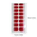 Semi Cured Wraps Fast Gel Nail Sticker Solid Nail Gel Wraps Adhesive Full Cover Gel Nail Decal UV Lamp Cured Manicure Decoration Hudduo. 