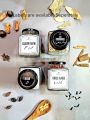 Set of 6 Glass Jar 400ml, Square Glass Jar, Spice Jar, Storage Jars, Pantry Jars, Mason Jars, Food Graded Glass, Glass Bottle, Also available for Commercial use. 