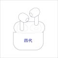Huaqiangbei fifth generation wireless Bluetooth headset 6973-D4 high-end full-featured ANC second generation fourth generation C port Pro. 
