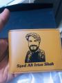 Customized Picture And Name Engraved Leather Wallet For Men With Beautiful Box Packing. 