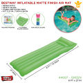 6 Ft Bestway Inflatable Matte Finish Swimming Pool Air Mat For Kids & Family, 72 Inch Inflatable Pool Float Raft Large Summer Outdoor Float Lounge Swimming Pool Mattress, Air Wave Multi Colors Mat For SunKissed Pool Time Code: 44007. 