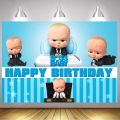 Boss Baby theme backdrop / BIRTHDAY THEME / DECORATION / BIRTHDAY decoration / panaflex / backdrop curtain for birthday / birthday accessories / party supplies. 