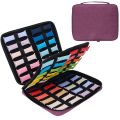 48 Slots Portable Wrist Watch Strap Storage Bag Travel Double Layer Watchband Charging Cable Organizer Holder Pouch Case. 