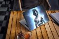 Sci Fi Aliens On BLaptop Back Skin-Laptop Skin Vinyl Sticker Decal, 13 13.3 14.6 15 15.4 15.6 inch Laptop Skin Sticker Cover. 