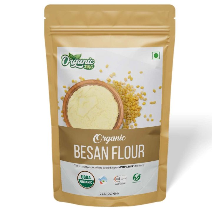 Organic Besan,Chickpea Flour 907 grams