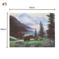 The Old Tree 16'' x 20'' Modern HD Bear Fores Animals Canvas Art Oil Painting Wall Home Decor. 