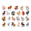 Horse Theme Stickers 50pcs Hand-painted Horse Sticker Set Waterproof Diy Decal Kit for Phone Laptop Skateboard More Southeast Asian Buyers' Favorite High-precision Printing Stickers. 