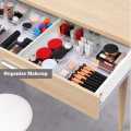 Clear Plastic Drawer Organizers Set, Bathroom and Vanity Drawer Trays, Large Clear Acrylic Kitchen Drawer Stationary Organization and Storage Dividers, Non-Slip Storage Makeup Trays Transparent Cosmetic Organizer Storage Bins for Makeup, Bedroom. 