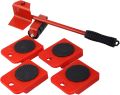 "Furniture Moving Tool Kit Set – Heavy Duty Furniture Mover with 360° Rotating Wheels & Transport Lifter – Easy Furniture Lifting Tool for Heavy Objects – Multi-Purpose Furniture Moving Tools for Home, Office, and Warehouse. 