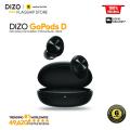 GoPods D by Dizo with ENC Noise Cancellation True Wireless Bluetooth Headset – Black. 