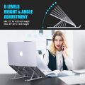Multi-position Foldable Laptop stand / Tablet Stand Portable Laptop Stand for Desk, 6-Levels Adjustable Ventilated Cooling Computer Notebook Stand Riser, Compatible with MacBook Air Pro, Lenovo, laptop satnd. 