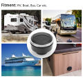 Dash AC Louver, Universal Dash Air Conditioning Deflector Round for Boat for RV for Bus. 