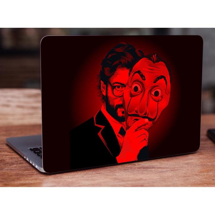 Money heist professor Laptop Skin Vinyl Sticker Decal, 12 13 13.3 14 15 15.4 15.6 inch Laptop Skin Sticker Cover Art Decal Protector Fits All Laptops