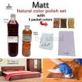 Natural Color Matt polish set For Wooden Furniture,Solid and Plywood Doors,Cabinets, and All Wooden And Plywood Decorative Purpose. 