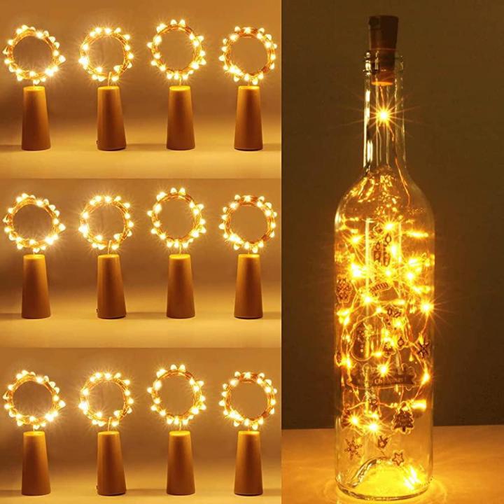 Cork Bottle Lights LED Bottle Fairy String Lights with Cork for Party Wedding Decoration Lights