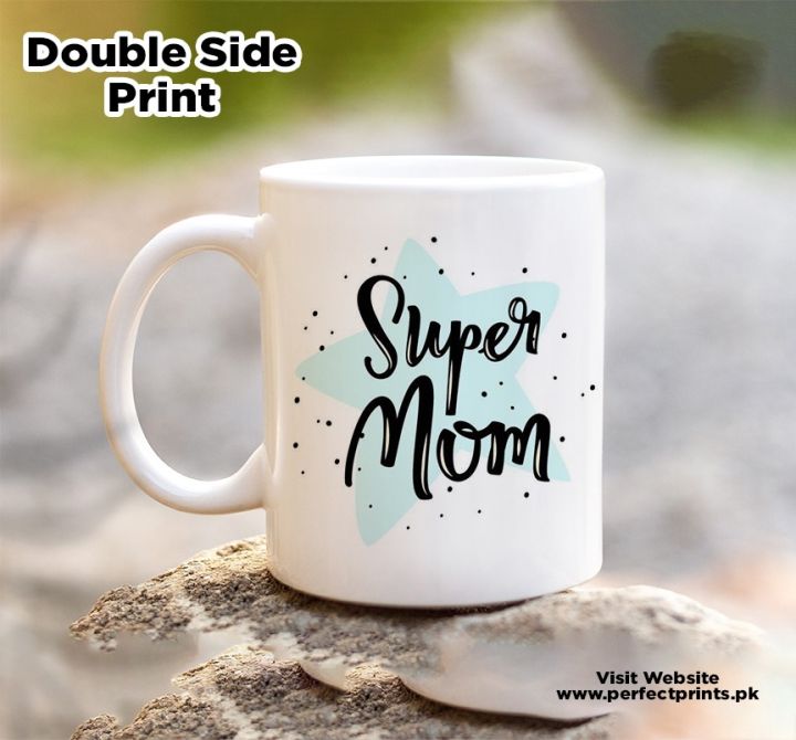 Custom Made Give Mom the Gift of Relaxation with Super Mom Creazy Design Mug  - Perfect for Mother's Day
