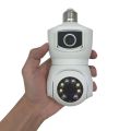 4MP V380pro/Yoosee/iCam365 APP Dual Lens E27 Lamp Head Socket Full Color Wireless PTZ IP Dome Camera Security CCTV Baby Monitor. 