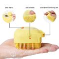 Deepsea Mibabe Silicone Bath Exfoliator Brush Body Shower Brush With Soap, Shampoo And Gel Dispenser Body Brush Body Scrubber Brush Bath and Body Shower Brush for Baby, Men and Women, Loofah Brush. 