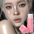 Heart Shaped Blush Stick Contour Highlighter Pearlescent Face Brightening Women's Cosmetics High Pigment Long-lasting. 