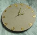 MDF wooden clock base 12inch MDF sheet clock base round MDF clock for your craft (customized clock) 6mm thick. 