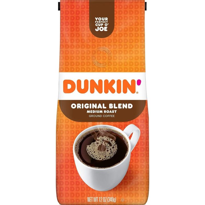 Dunkin' Original Blend Medium Roast Ground Coffee, 340g