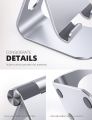 Tablet Stand Adjustable, Lamicall Tablet Stand : Desktop Stand Holder Dock Compatible with Tablet Such as iPad Pro 9.7, 10.5, 12.9 Air Mini 4 3 2, Nexus, Tab (4-13") - Silver. 