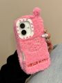 ♥Ready Stock +FREE Shipping+COD♥ Sanrio Hello kitty Plush embroidery apple Phone Case Kawaii Phone Case Silicone Soft Case for iPhone 12 13 14 15 16 Pro Max. 
