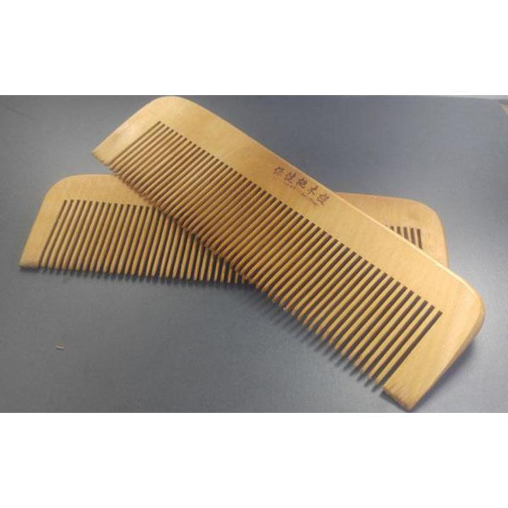 Natural/Organic Peach Wooden Comb for Hair and Beard