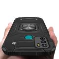 O-Lonnie for Infinix Hot 9 Play Back Cover Camera Protect ring finger stand holder Phone Case. 