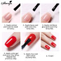 New Monja 15Ml Tempered No-Wipe Top/Bae Coat uper trong Nail Reinforce Gel oak Off Uv Led Drying Varnih Diy Manicure Tool. 