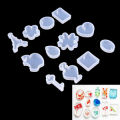 12Pcs/Set Holes Key Waterdrop Silicon Mold Mould Resin Jewelry Making DIY Craft. 