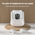 Lightingqueen DX16 TWS Earbuds ANC Active Noise Cancellation In-ear four-ear version. 