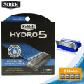 New Original Schick Hydro 5 Razor Set (9 Blades + 1 Razor) Best Men Safety Razor Manual Shaving Body Hair Shaver. 