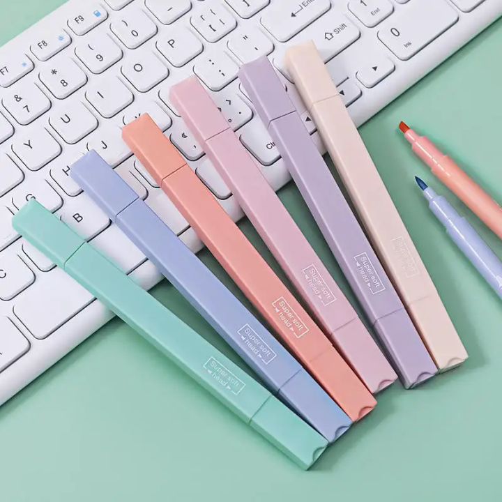 6pcs/set%20Pastel%20Color%20Highlighter%20Kawaii%20Stationery%20Set%20Soft-ip%20Highlighter%20Creative%20Light%20Color%20Pen%20Large-capacity%20Chesil%20Tip%20Highlighters%20Aesthetic%20Japanese%20Stationery%20%7C%20Buy2Enjoy%20-%20Image%202