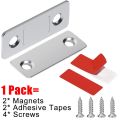 Magnetic Cabinet Catches Ultra Thin Door Strong Magnets Stopper Invisible Adhesive Drawer Magnet Lock for Kitchen Closet Closer. 