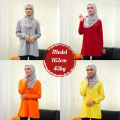 ADVO Microfiber Premium Jersey Blouse Dress T shirt Jersi Muslimah Perempuan Women Bu Sukan. 