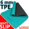 Yoga Mat - 6 mm TPE Material - Premium Quality Professional Standard Matt for Exercise, Fitness Training and Home Gym Workouts. 