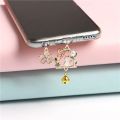yaCharge Port Plug Cute Dust Plug Charm Cat 3.5mm Headphone Anti Dust Plug Kawaii Phone Earphone Jack Dust Cap Anime For iPhone. 