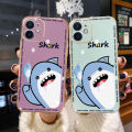 chenyyka For OPPO Reno2 F Case Plating Side Edge Square New Design Cartoon Cute Shark Phone Cases Pattern Silicone Casing Full Back Cover Camera Protect Shockproof Softcase. 