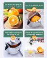 Hand Press manual Fruit Juicer machine made of Heavy Duty Aluminum. 
