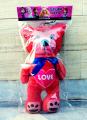 Cute Red Teddy Bear Stuffed Toy 14 Inches. 
