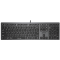 A4tech Fstyler FX50 Scissor Switch Wired Keyboard - Ultra Slim Keycaps - Thin Profile - Aluminum Body - Anti Slip Pads - Multimedia Hot Keys - FN Key - For PC/Laptop/Mac. 