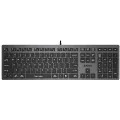 A4tech Fstyler FX50 Scissor Switch Wired Keyboard - Ultra Slim Keycaps - Thin Profile - Aluminum Body - Anti Slip Pads - Multimedia Hot Keys - FN Key - For PC/Laptop/Mac. 
