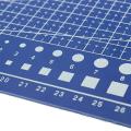 Useful A4 Cutting Mat Printed Grid Lines Scale Plate Knife Leather Paper Board. 