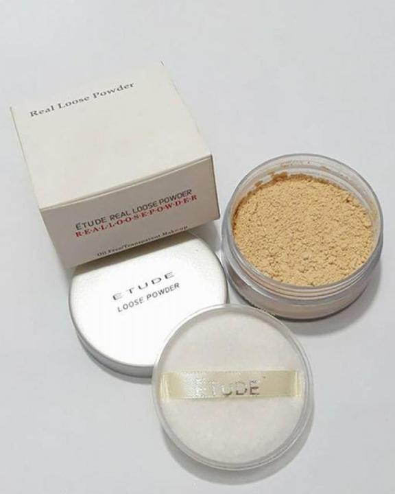 ETUDE Real Loose Powder oil free, Imported 18g