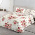 Floral Printed Cotton Bed Sheet. 